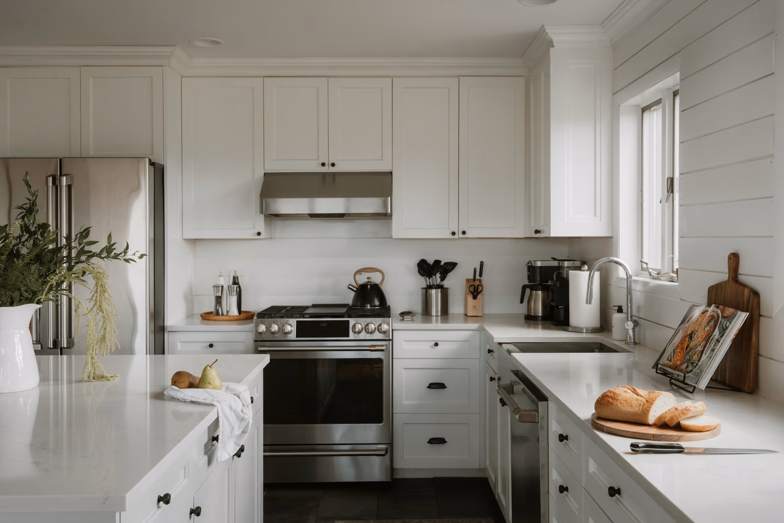 Bright modern residential kitchen